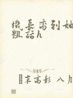 机长脔到她哭h粗话h