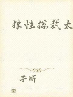 狼性总裁太凶猛