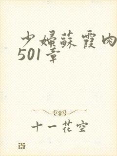 少妇苏霞肉欲第501章