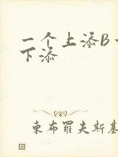 一个上添B一个下添封面