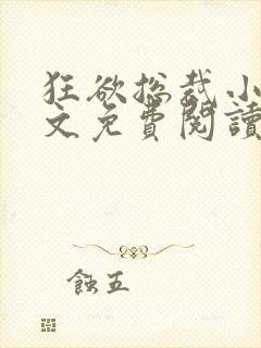 狂欲总裁小说全文免费阅读