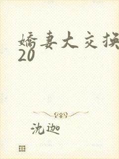 娇妻大交换1一20