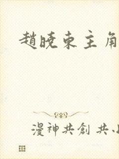 赵晓东主角小说