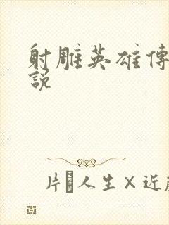 射雕英雄传 小说