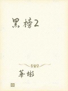 《黑榜2》小说封面