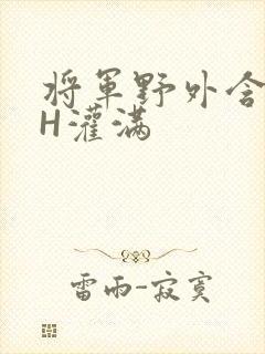 将军野外含公主H灌满