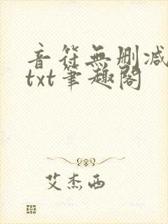 音符无删减全文txt笔趣阁