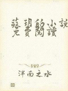 苏玥的小说全文免费阅读