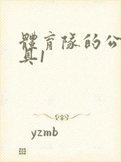 体育队的公用玩具1