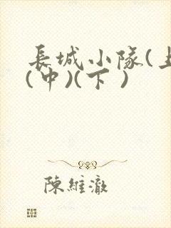 长城小队(上)(中)(下 )封面