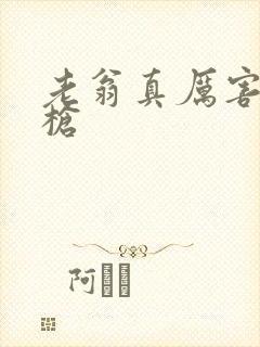 老翁真厉害不倒枪封面