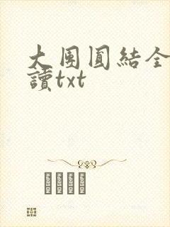 大团圆结全文阅读txt