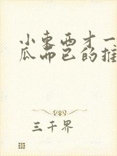 小东西才一根黄瓜而已的推荐书