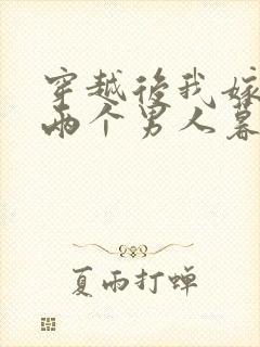 穿越后我嫁给了两个男人暮色酒歌