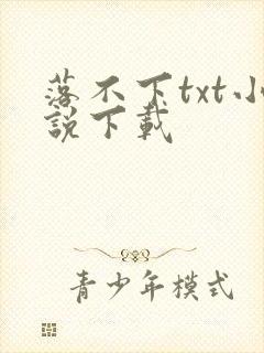 落不下txt小说下载