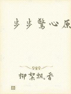 步步惊心原著