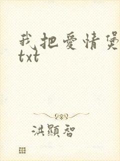 我把爱情煲成汤txt