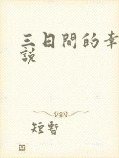 三日间的幸福小说