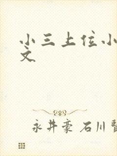 小三上位小说全文