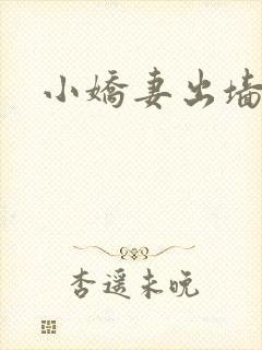 小娇妻出墙记