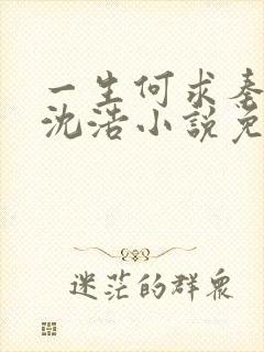 一生何求秦菲雪沈浩小说免费阅读全文笔趣阁