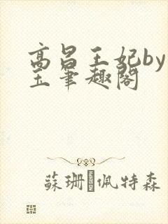 高昌王妃by黛玉笔趣阁