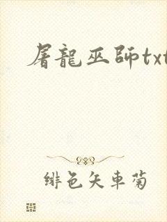 屠龙巫师txt