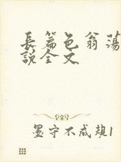 长篇色翁荡熄小说全文