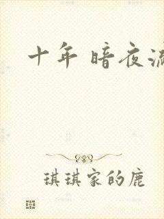 十年 暗夜流光