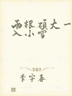 两根硕大一起挤入小雪