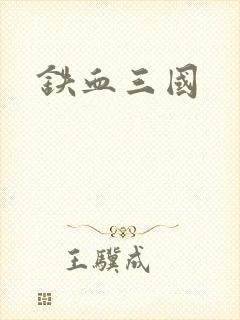铁血三国封面