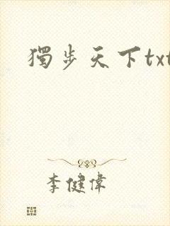 《独步天下txt》小说封面