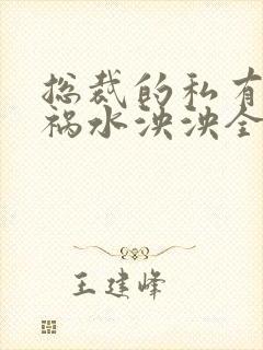 总裁的私有宝贝祸水泱泱全文阅读