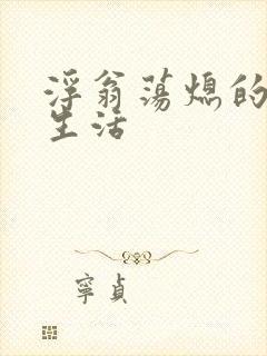 浮翁荡熄的幸福生活