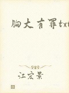 胸大有罪txt