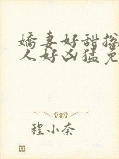 娇妻好甜总裁大人好凶猛免费小说