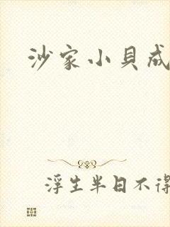 沙家小贝成长记
