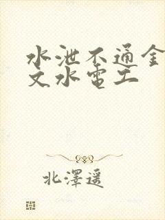 水泄不通金银原文水电工