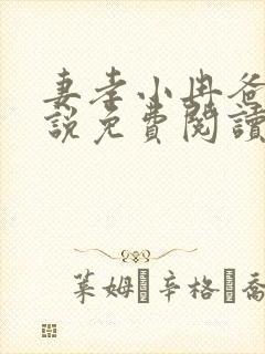 妻孝小冉爸爸小说免费阅读