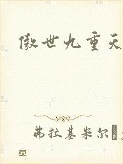 傲世九重天小说