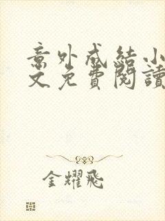 意外成结小说全文免费阅读笔趣阁下载无弹窗