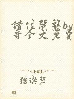 错位关系by东哥全文免费阅读