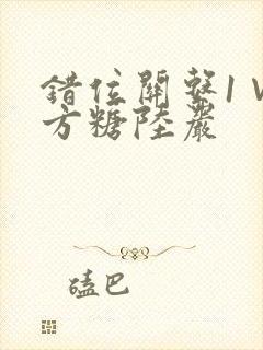 错位关系1∨1方糖陆岩