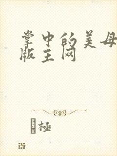 掌中的美母第一版主网