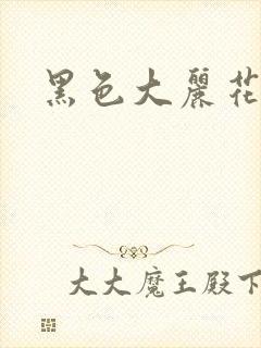 黑色大丽花图片