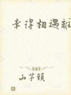 幸得相遇离婚时