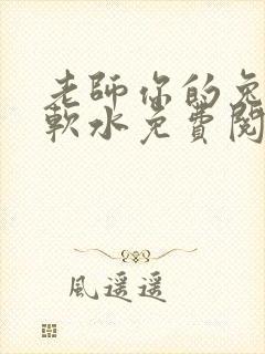 老师你的兔子好软水免费阅读