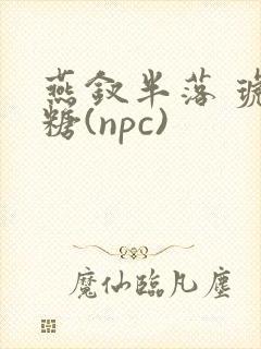 燕钗半落 琥珀糖(npc)