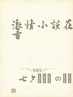 激情小说在线观看