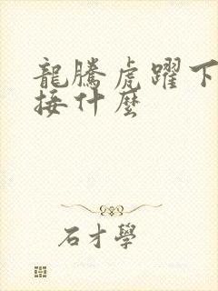 龙腾虎跃下一句接什么